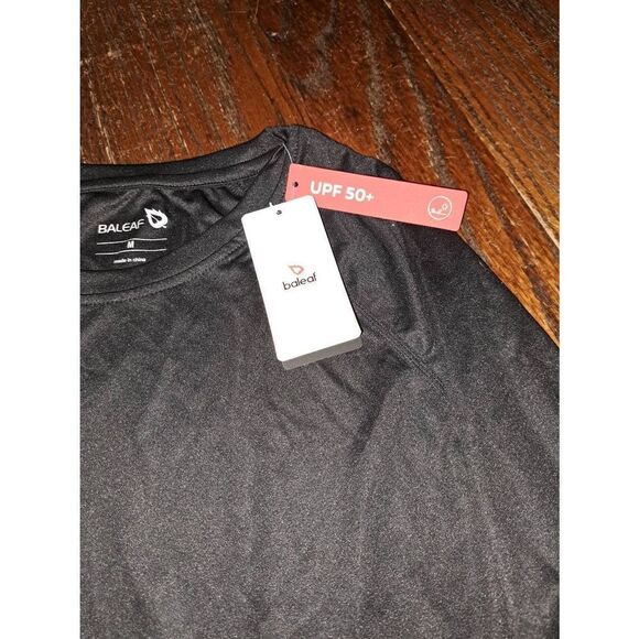 New Medium Baleaf Black Long Sleeve UPF50 RashGuard Lightweight Active Shirt NWT - Picture 8 of 8